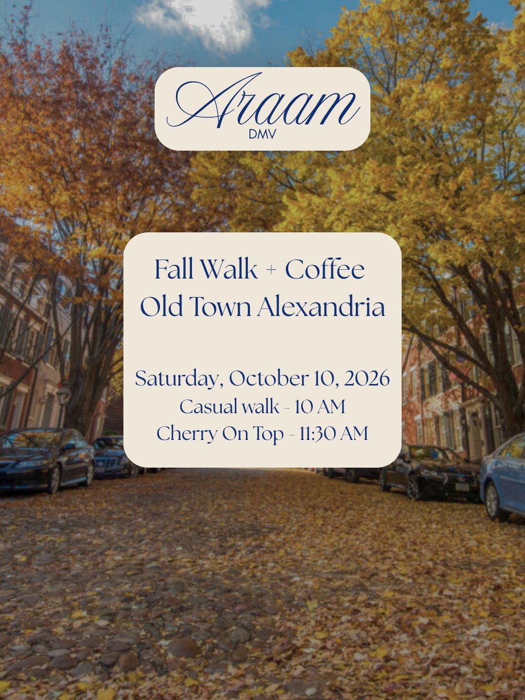 Walk + Coffee in Old Town Alexandria — Alexandria, VA flyer